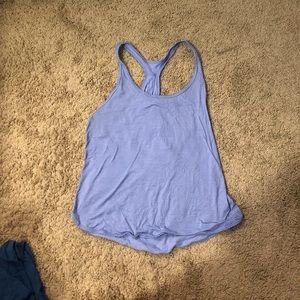 Light blue women’s lululemon workout tank